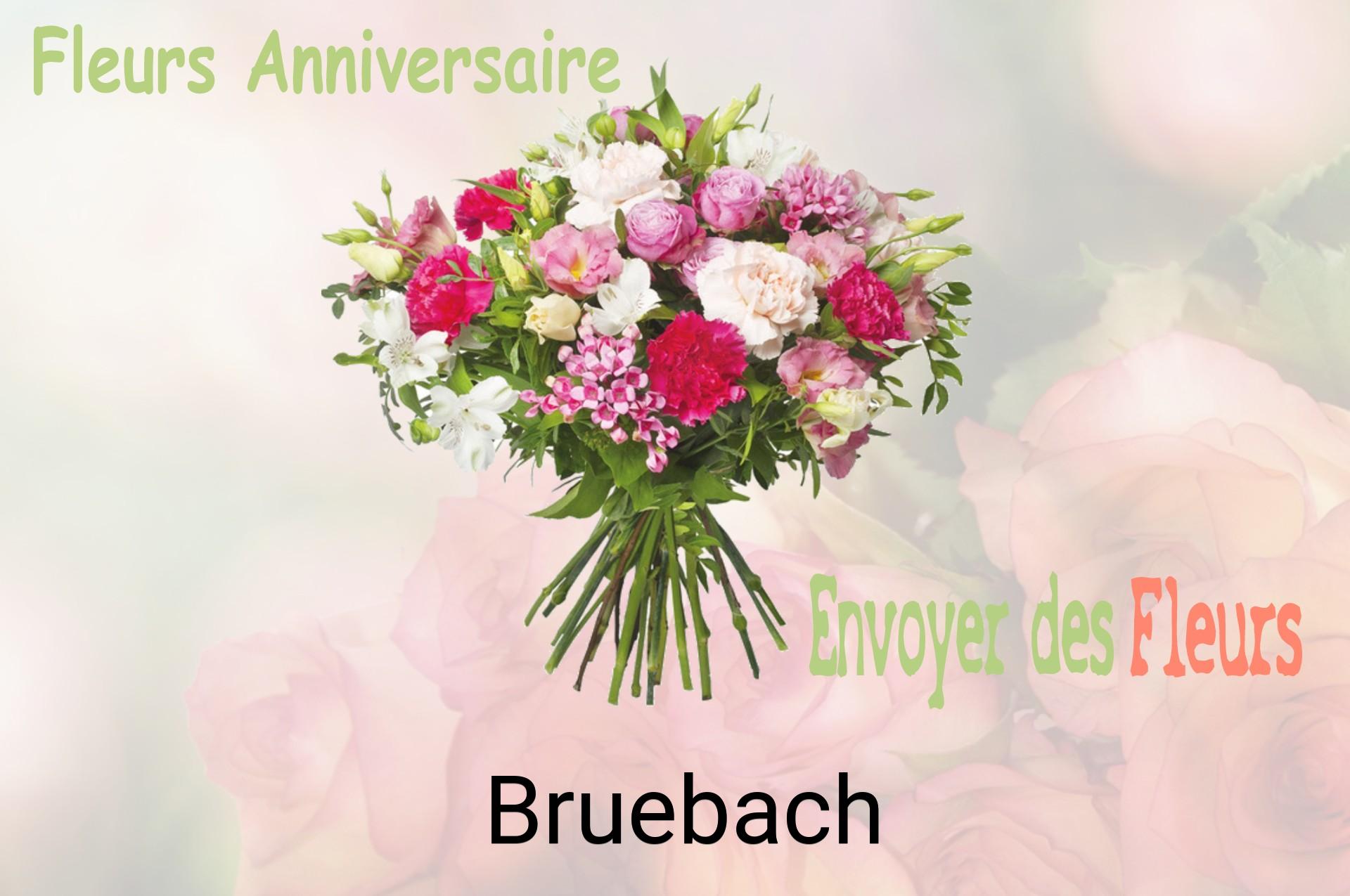Bouquet de fleurs d’anniversaire livré à Bruebach