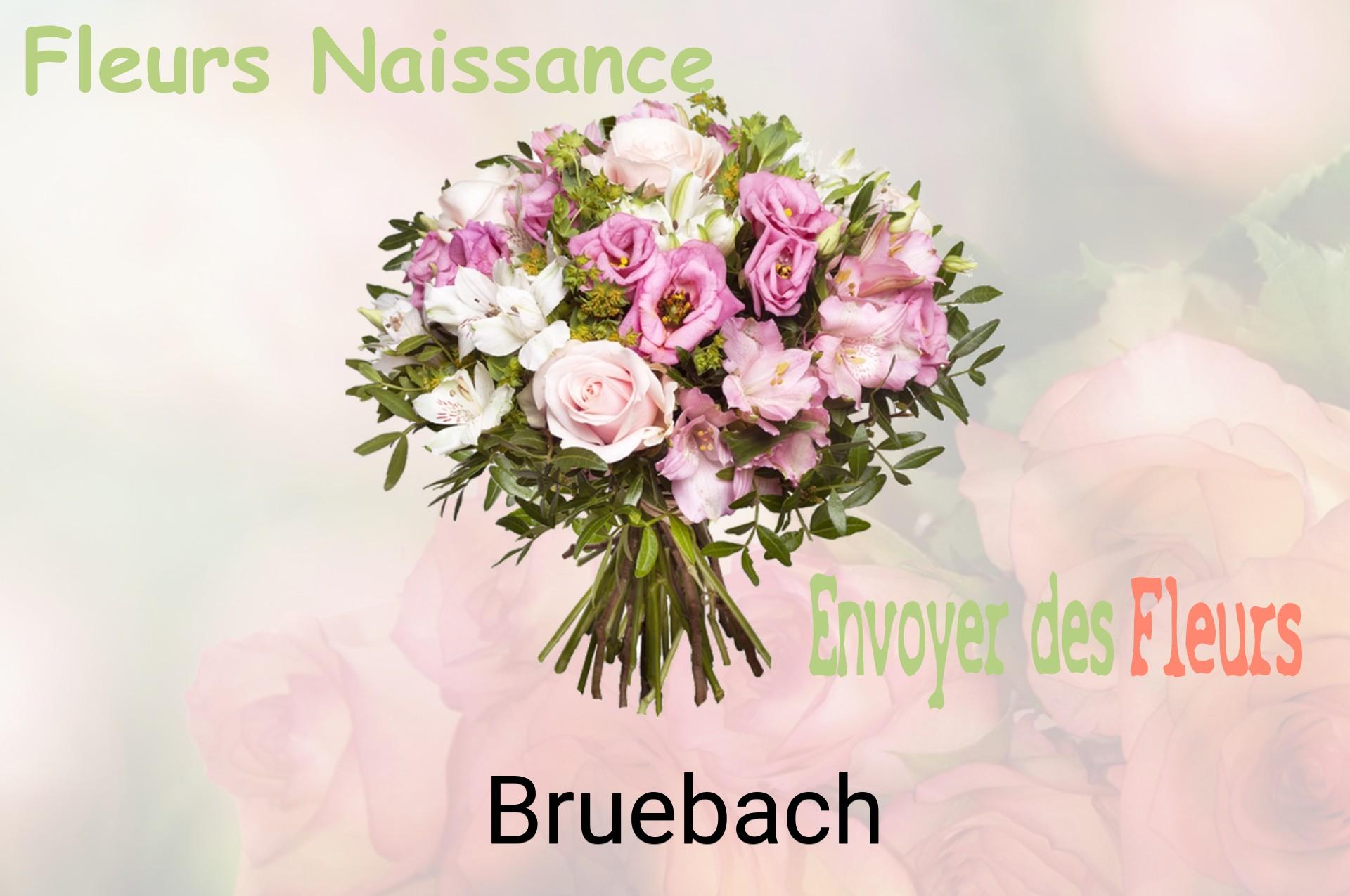 Bouquet de fleurs de naissance livré à Bruebach